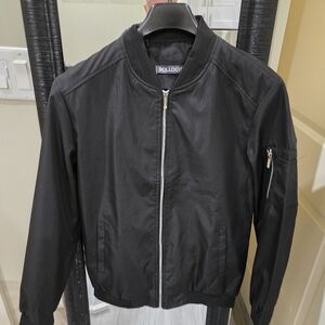 Black Bomber Jacket